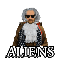 Benjammins Alien Sticker