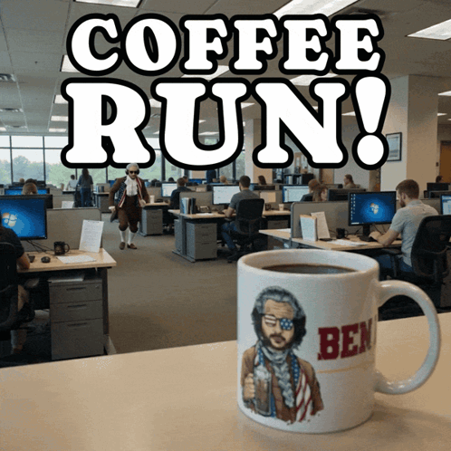 Benjammins Buying Coffee GIF