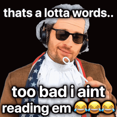 Benjammins Didnt Read GIF