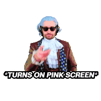 Benjammins Pink Sticker