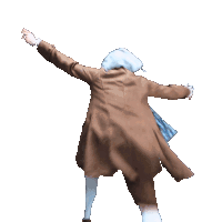 Benjammins Runs Away Sticker