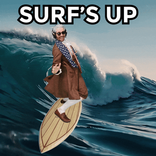 Benjammins Surfs Up GIF