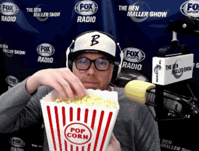Benmaller Eating Popcorn GIF