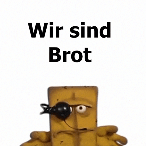Bernd Das Brot Widerstand Ist Zwecklos GIF. This 498 x 498 animated GIF is part of our hitze lustige bilder collection. Related themes include funny…