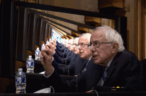 Bernie Sanders Bernie GIF. This 498 x 329 animated GIF is part of our bernie sanders socialism collection. Related themes include bernie sanders, inception…