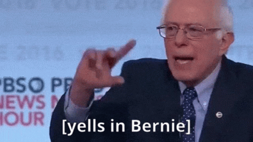Bernie Sanders Feel The Bern GIF