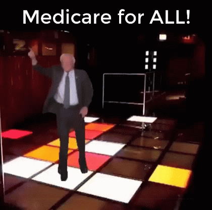 Bernie Sanders Medicare For All GIF. This 420 x 416 animated GIF is part of our bernie sanders socialism collection. Related themes include bernie sanders…