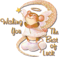 Best Of Luck Mouse Sticker