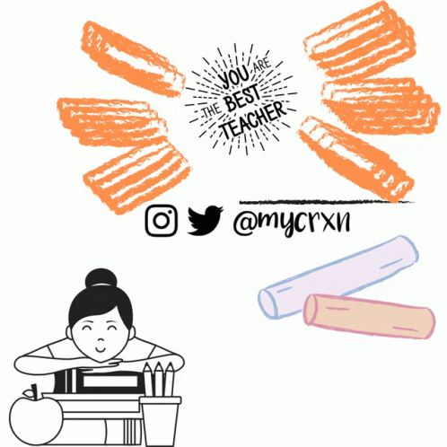 Best Teacher Happy Teachers Day GIF. This 498 x 498 animated GIF is part of our multitasking teacher collection. Created by mycrxn. View the original…