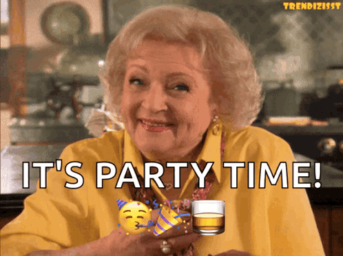 Betty White Cheers GIF