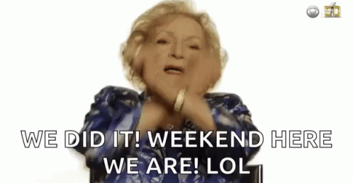 Betty White Dab GIF