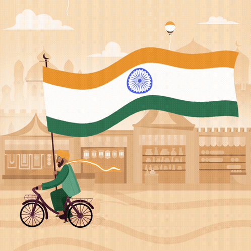 Bharthiya Jhanda Svatantrata Divas GIF
