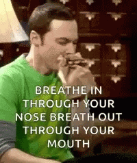 Big Bang Theory Sheldon Cooper GIF. This 200 x 238 animated GIF is part of our breathing in bag collection. Related themes include breathing. Created by…