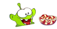 Big Bite Om Nom Sticker