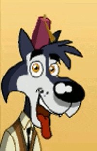 Big Brain Wolf Happy GIF