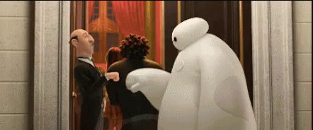 Big Hero 6 GIF. This 442 x 184 animated GIF is part of our big hero 6 fist bump collection. View the original animation, share it, or browse related GIFs.