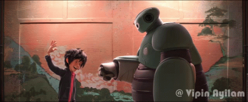 Big Hero6 Ba Da La La GIF. This 498 x 206 animated GIF is part of our big hero 6 fist bump collection. Related themes include cat, disney, funny. Created by…
