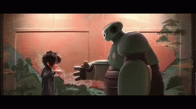Big Hero6 Bay Max GIF. This 400 x 224 animated GIF is part of our big hero 6 fist bump collection. Related themes include boom. View the original animation…