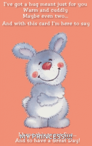 Big Hug GIF. This 314 x 498 animated GIF is part of our liebe gruse zum donnerstag collection. Related themes include bunny, love. Created by HOOTER0152…