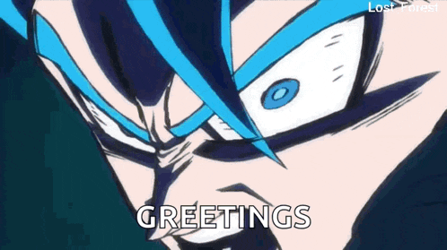 Big Kamehameha Gogeta Blue GIF