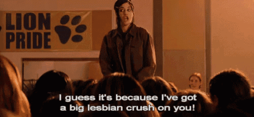 Big Lesbian Crush GIF
