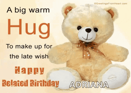 Big Warm Hug Happy Birthday GIF