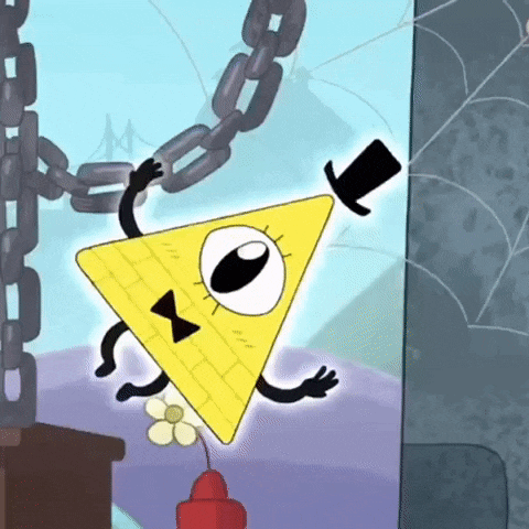 Bill Cipher Chibi GIF