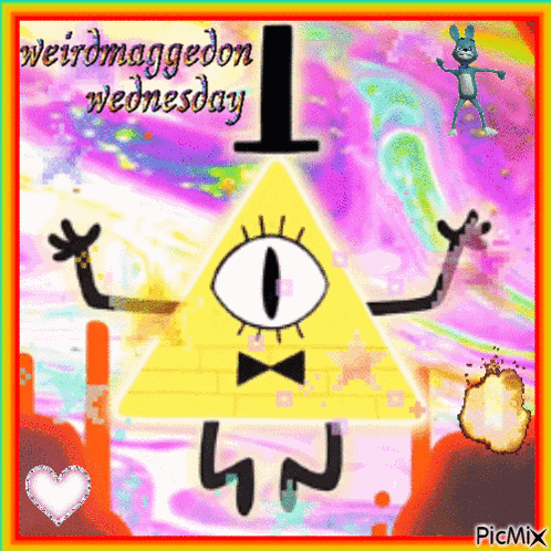 Bill Cipher Wednesday GIF