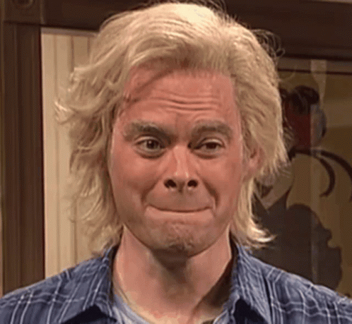 Bill Hader Laughing GIF. This 498 x 459 animated GIF is part of our holding back laughter collection. Related themes include laughing, lmao, lol. Created by…