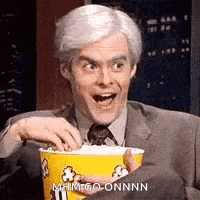 Bill Hader Watching GIF