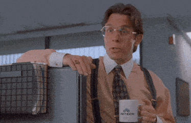 Bill Lumbergh Coffee GIF