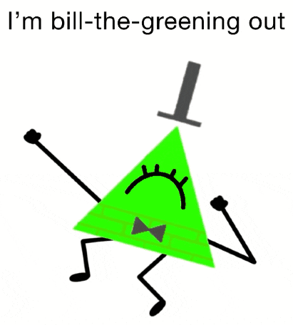 Bill The Green Bill Cipher GIF