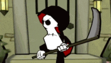 Billy And Mandy Video Game Grim Reaper GIF