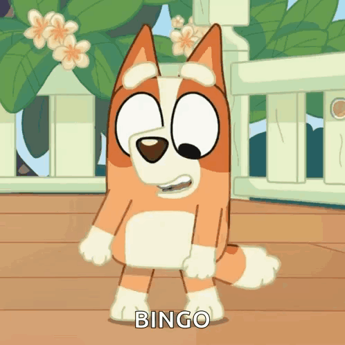 Bingo Bingo Bluey GIF