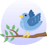 Bird Chirping Sticker