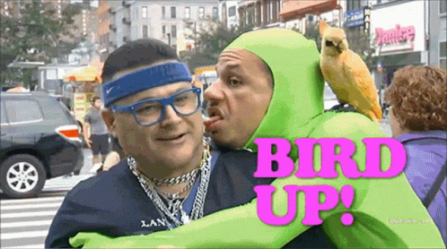 Bird Up Lick GIF
