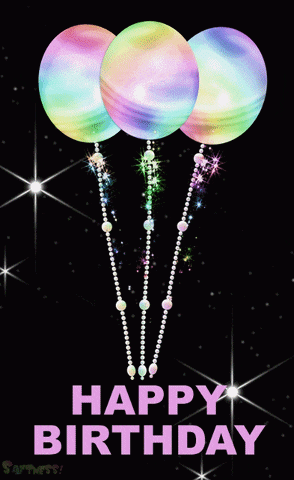 Birthday Balloons Happy Birthday Images GIF
