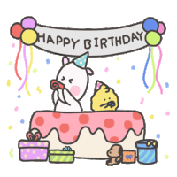Birthday Birthday Party Sticker