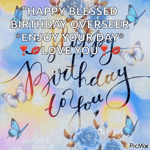 Birthday Butterfly GIF