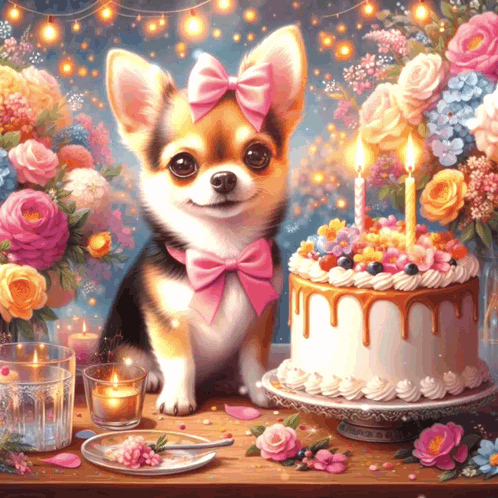 Birthday Chihuahua Happy Birthday Chihuahua GIF