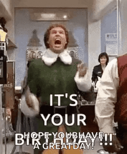 Birthday Christmas GIF