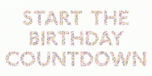 Birthday Countdown Happy Birthday GIF. This 498 x 249 animated GIF is part of our my birthday month collection. Related themes include happy birthday…