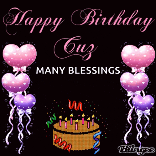 Birthday Cousin GIF