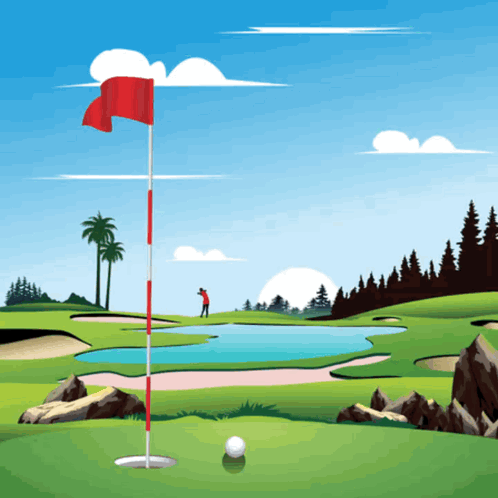 Birthday Golf Happy Birthday Golf GIF