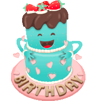 Birthday Happy Birthday Sticker
