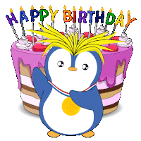 Birthday Happy Birthday Sticker