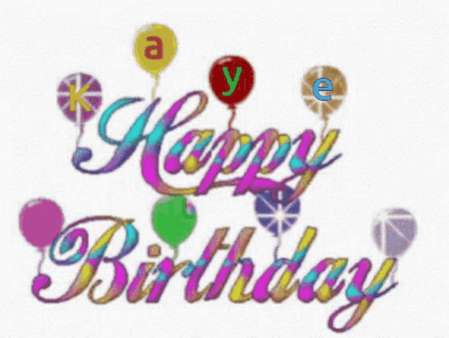 Birthday Kaye GIF
