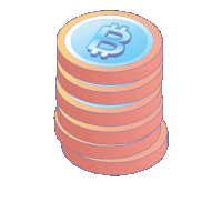Bitcoin Bitcoin Design Sticker
