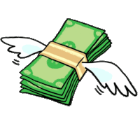 Bitcoin Cash With Wings Sticker