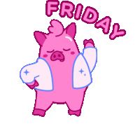 Bitcoin Celebrating Friday Sticker